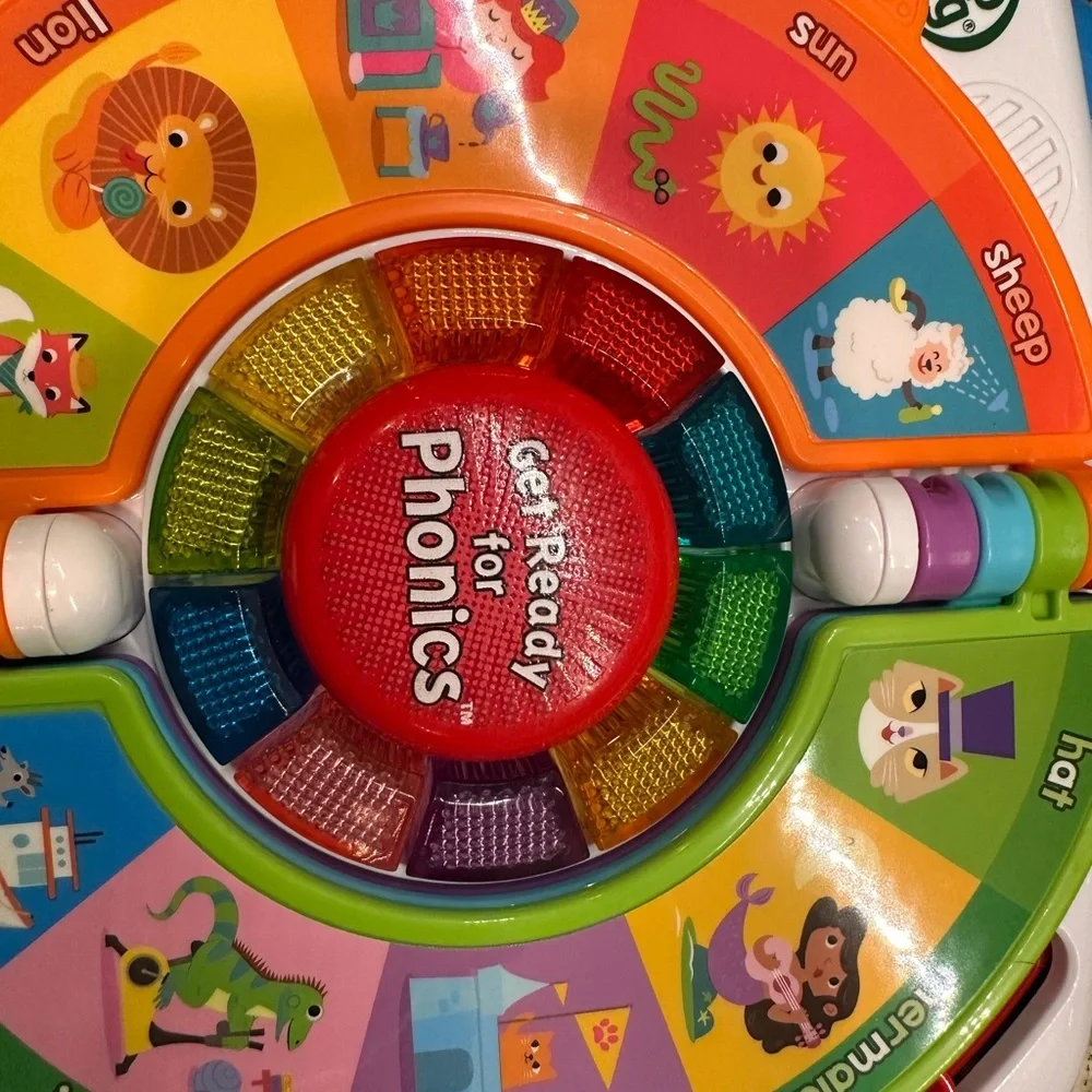 Leap Frog Get Ready For Phonics Spin Learn Interactive Word Sounds Learning TEST